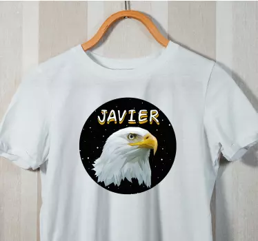 Tricou personalizabil cap de vultur cu javier - TenStickers