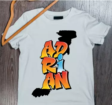 Tricou personalizabil design nume adrian - TenStickers
