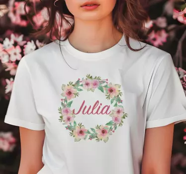 Tricou personalizabil flori de primăvară - TenStickers