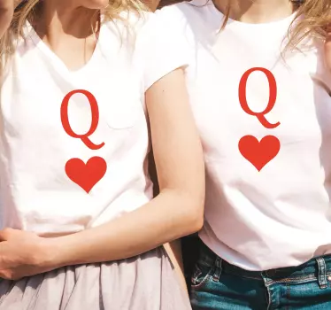 Tricou personalizabil Îmbrățișare cu iubire q - TenStickers