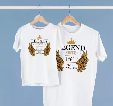 Tricou personalizabil Legendă și moștenire - TenStickers