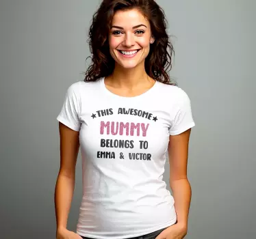 Tricou personalizabil Minunata mumie - TenStickers
