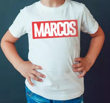 Tricou personalizabil Nume personalizat comic - TenStickers