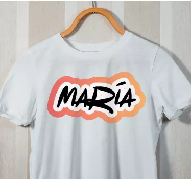 Tricou personalizabil stil nume personalizat - TenStickers