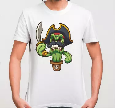 Tricou pirat cu desene animate cactus - TenStickers