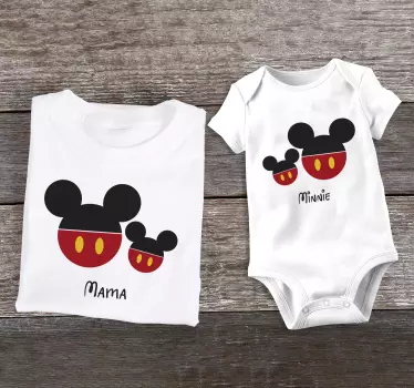 Tricoul mamei și fiicei echipei disney - TenStickers