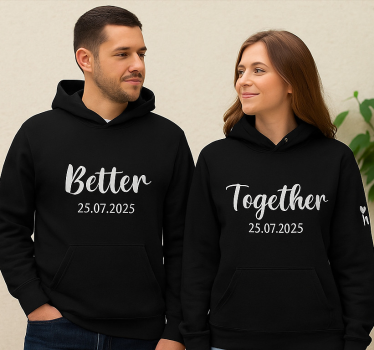 hanorac întâlnire personalizată mai bună împreună - TenStickers