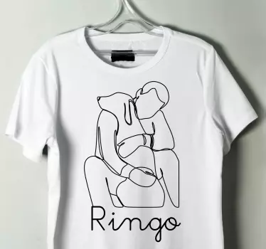 Alt tricou legătură cu câinele cu nume - TenStickers
