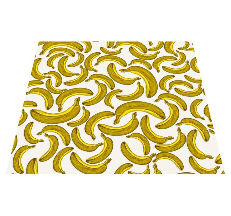 Covor de vinil galben design de banane - TenStickers