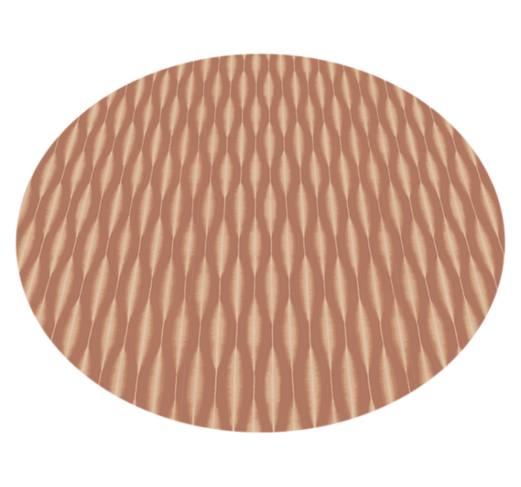 Covor vinil modern ikat kasuri mocha mousse - TenStickers