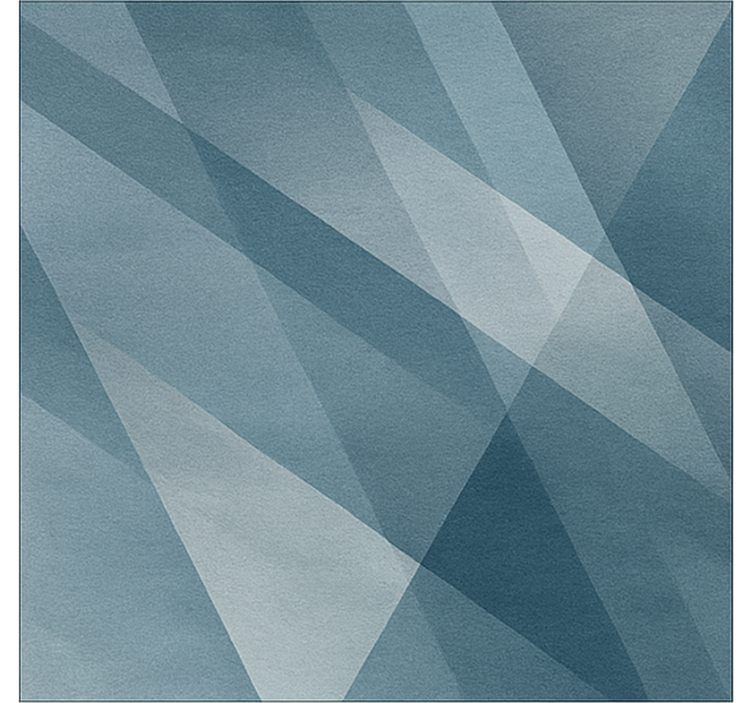 Covor de vinil pentru sala de mese gradient geometric abstract - TenStickers