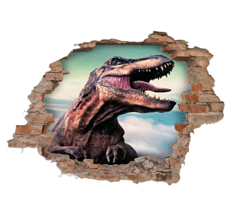Covor vinil animal 3d t-rex realist - TenStickers