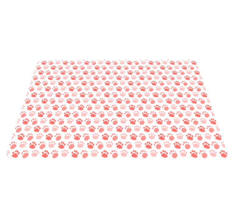 Covor vinil animal urme de pași de câine - TenStickers