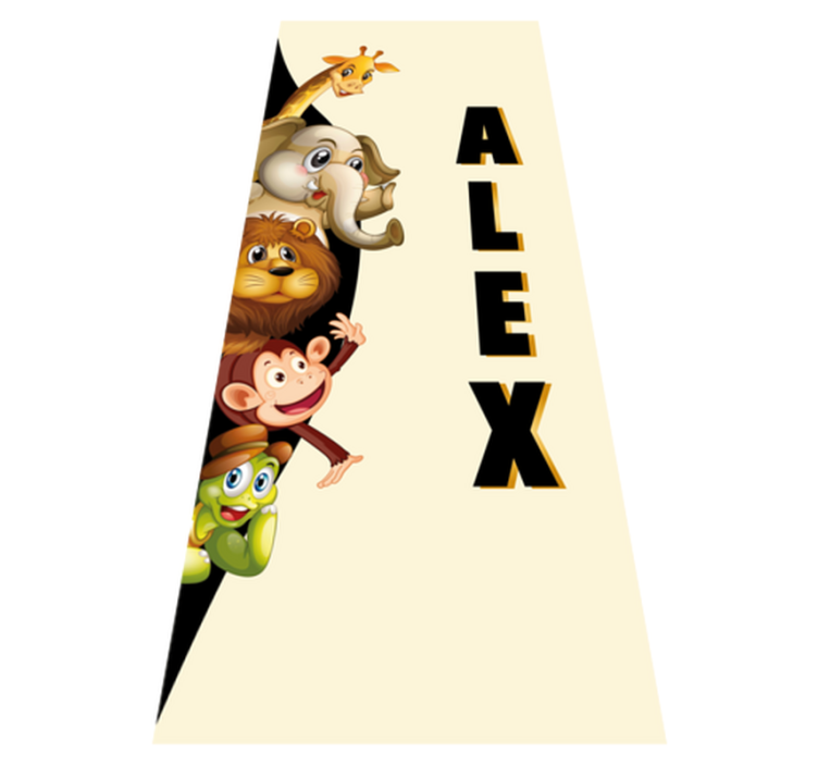 Covor vinil animal 3d animale drăguțe - TenStickers