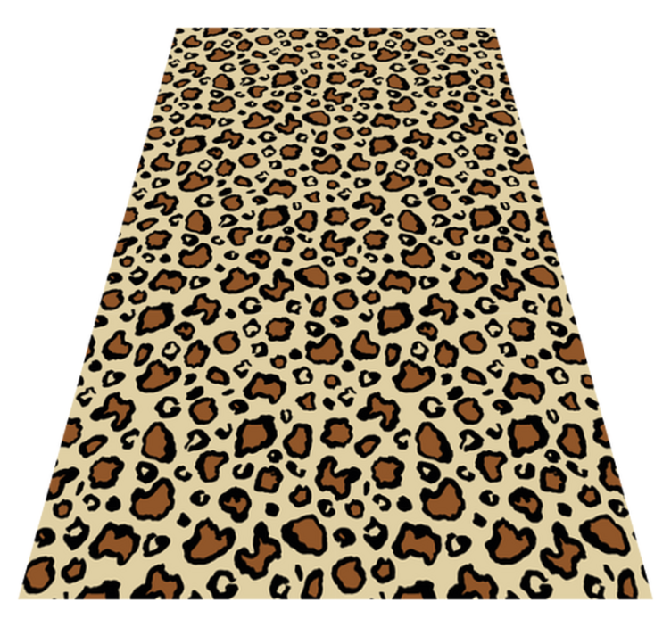 Covor vinil animal imprimeu leopard clasic - TenStickers