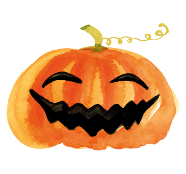 Covor de vinil halloween dovleac fericit - TenStickers