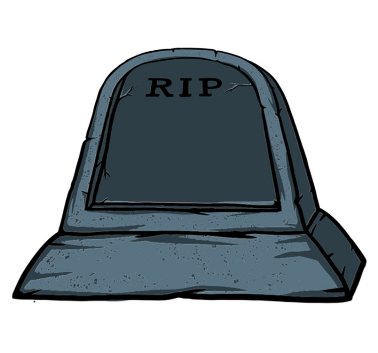 Covor de vinil halloween morminte ciudate și neobișnuite - TenStickers