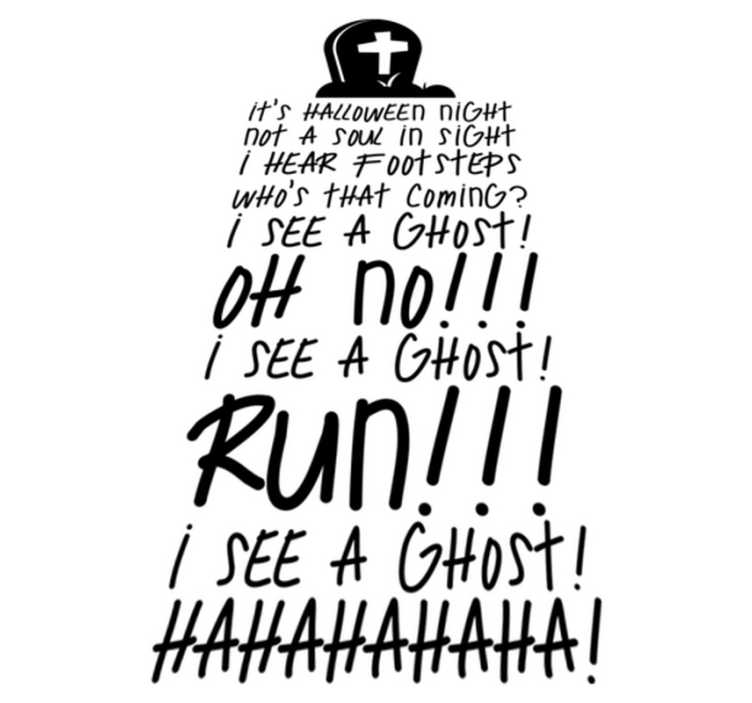 Covor de vinil halloween melodie populară - TenStickers