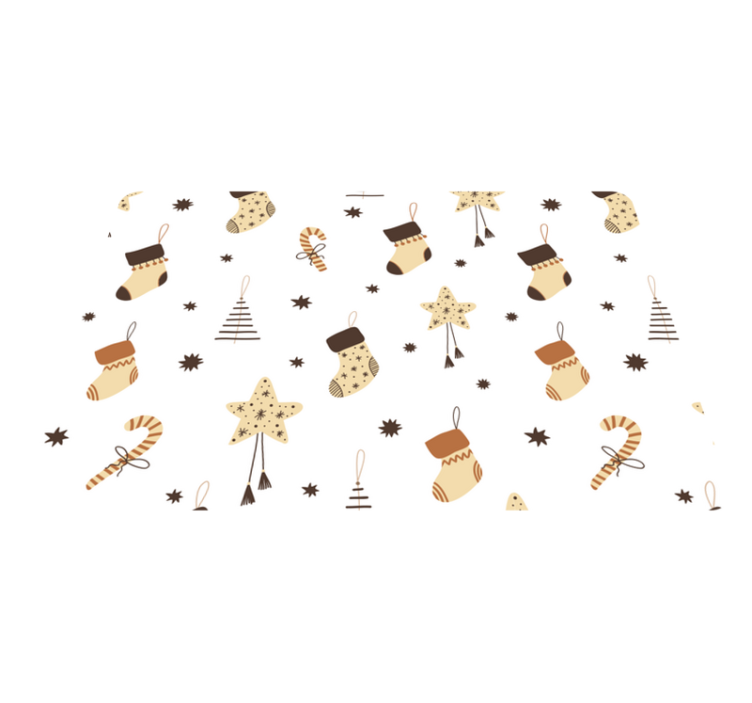 Covor vinil crăciun model cadouri strălucitoare - TenStickers