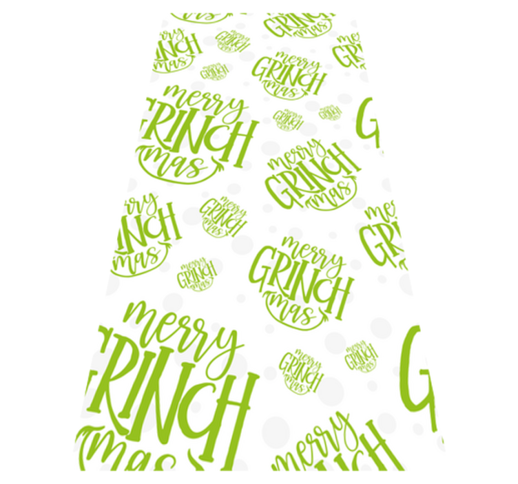 Covor vinil crăciun design original grinchmas - TenStickers