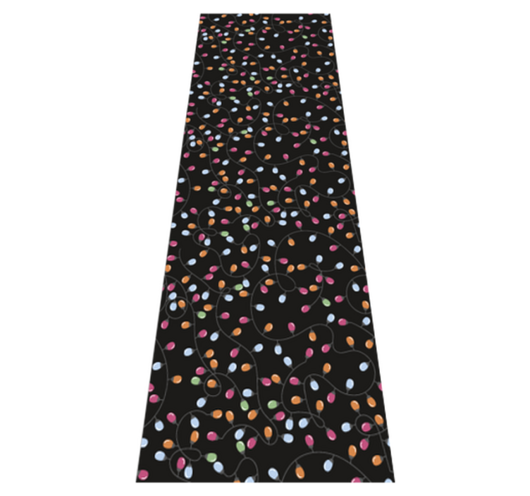 Covor vinil crăciun decorațiuni luminoase de sărbători - TenStickers