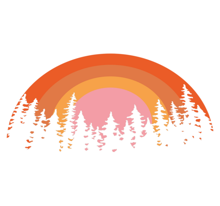 Covor vinil cu aspect de natura soare vintage - TenStickers