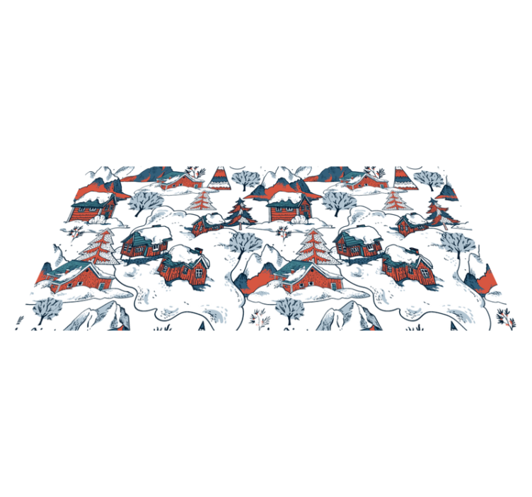 Covor vinil cu aspect de natura muntii poloniei - TenStickers