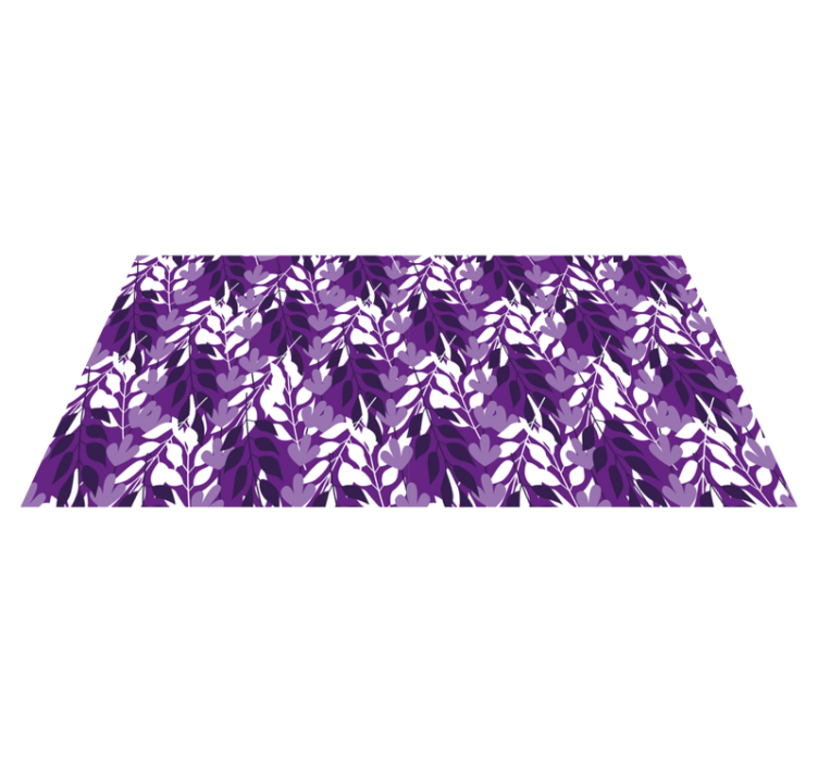 Covor vinil cu aspect de natura motiv frunzos - TenStickers