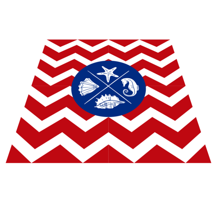 Covor vinil cu aspect de natura model scoici oceanice - TenStickers