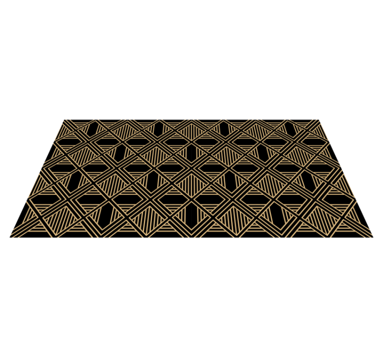 Covor de vinil geometric model art deco stil gatsby - TenStickers