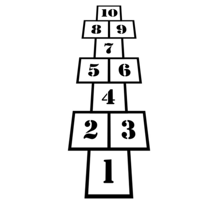 Covor de vinil jocuri pentru copii modern - TenStickers