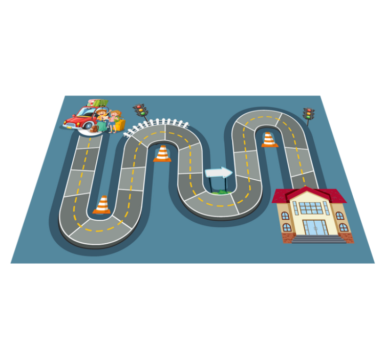 Covor de vinil jocuri drum de jocuri de masă - TenStickers