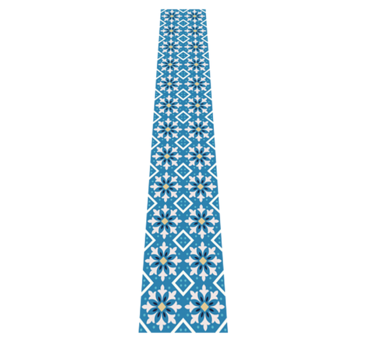 Covor de vinil pentru bucătărie faianță portugheză bleu - TenStickers