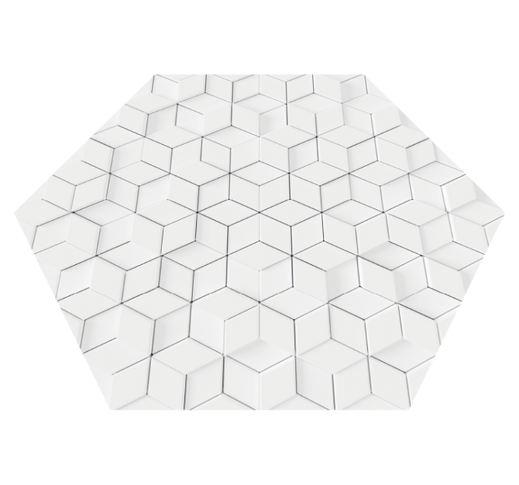Covor vinilic efect geometric de relief - TenStickers