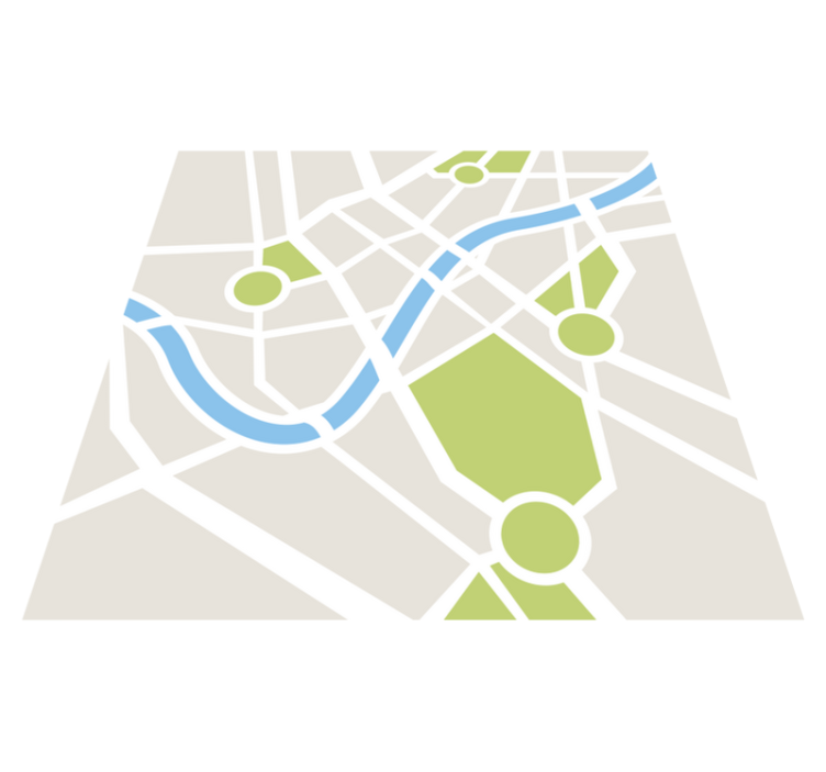 Covoare de vinil uimitoare drumuri orașe - TenStickers