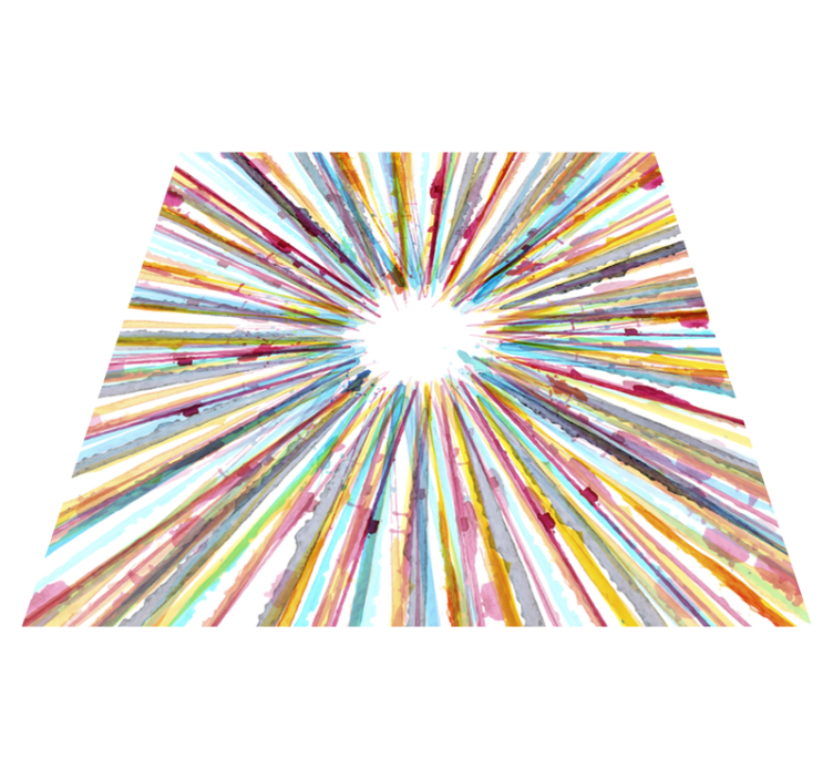 Covor din vinil cu dungi cu acuarelă - TenStickers