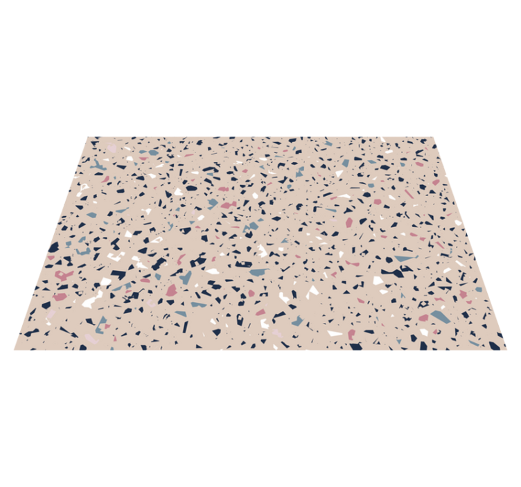 Covor de vinil din piatră textură terrazzo fabulos - TenStickers