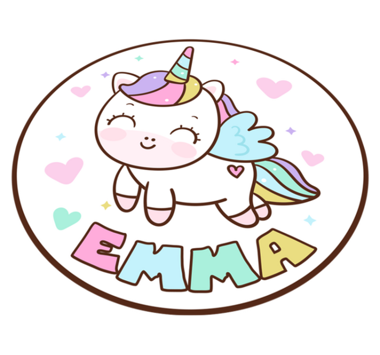 Covor de vinil fete fabuloase cu un nume - TenStickers