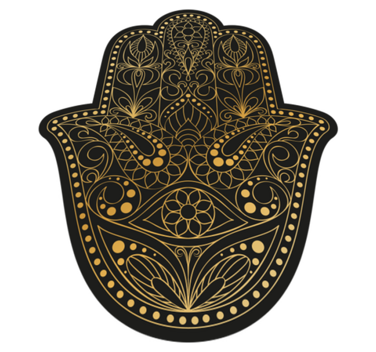 Covor de vinil fatma hand mandala - TenStickers