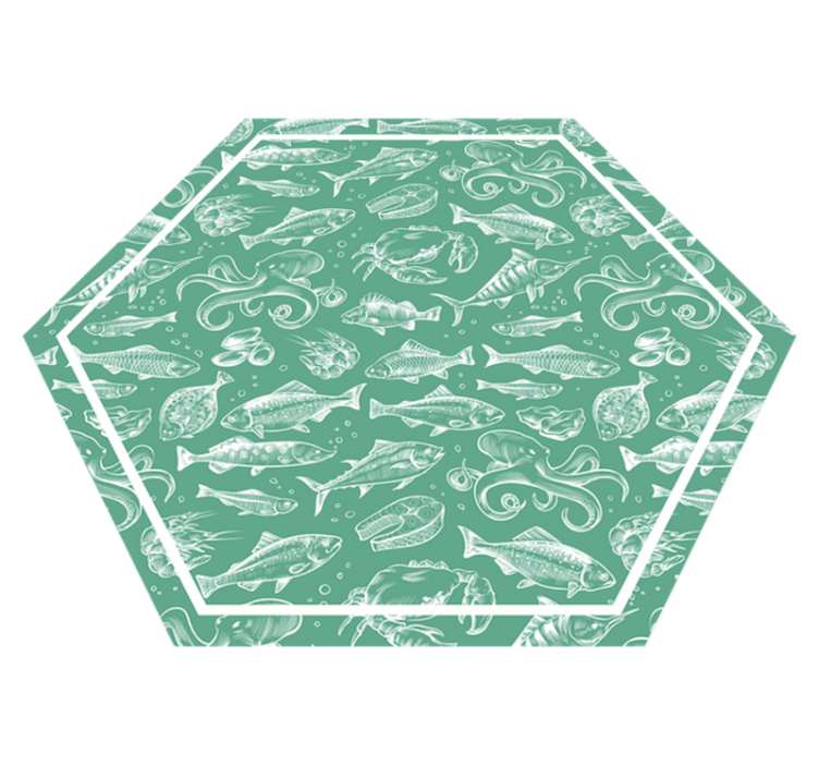 Covor vinil animal descântec acvatic - TenStickers