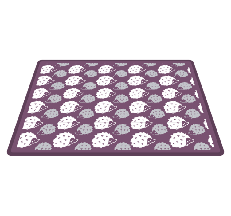 Covor de vinil pentru copii arici de desene animate - TenStickers