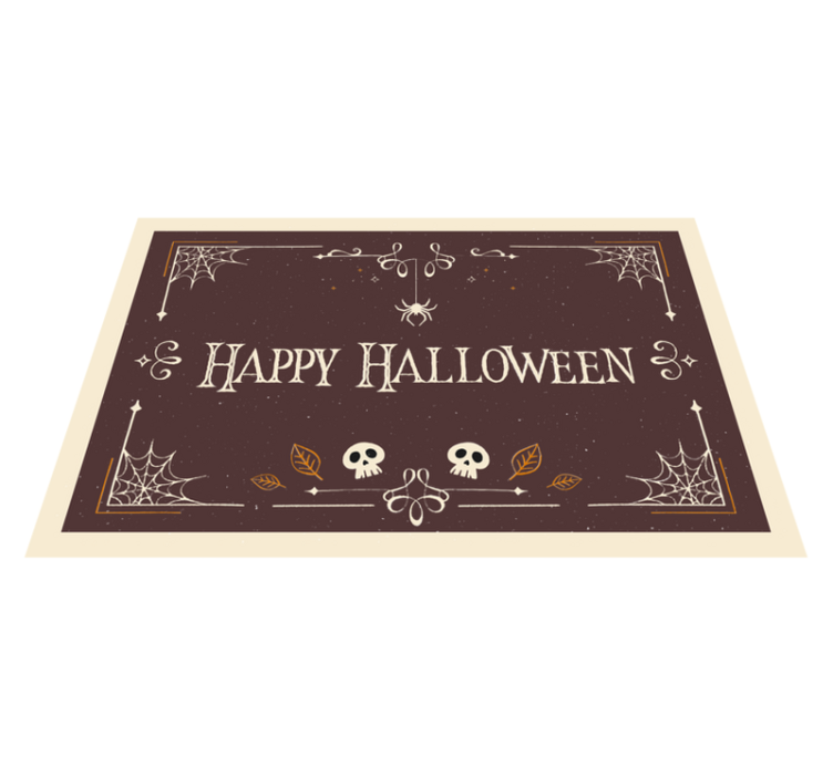Covor de vinil Halloween temă de sărbătoare de halloween - TenStickers