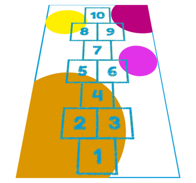 Covor pentru copii joc saltea covor de vinil - TenStickers