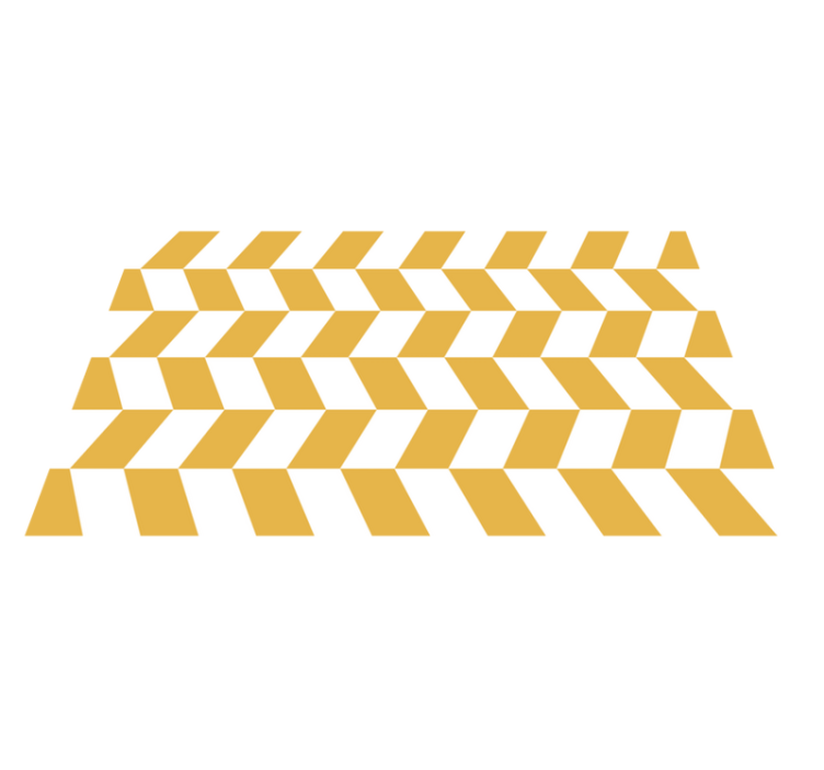 Covor vinil vărgat oase geometrice - TenStickers