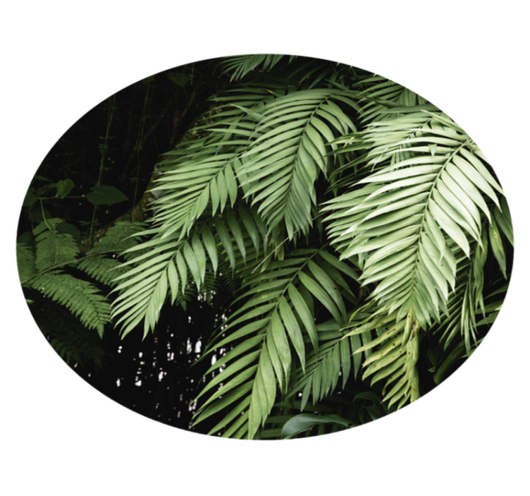 Plante de jungla covoare florale - TenStickers