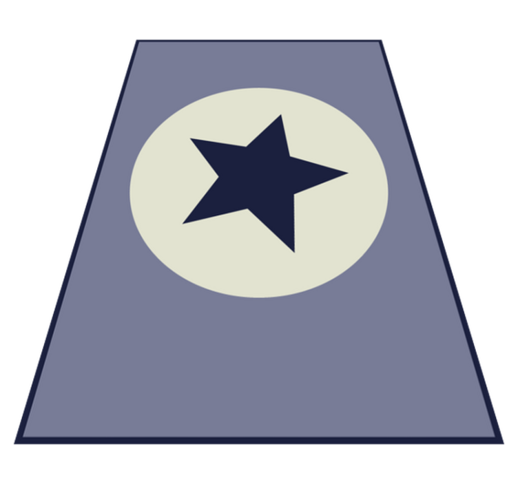 Covor de vinil stele piesa centrala stea - TenStickers