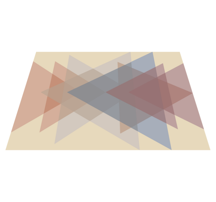 Covor de vinil geometric suprapunere geometrică - TenStickers