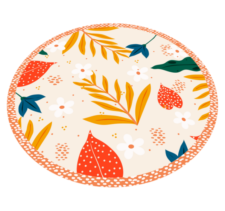 Covor floral cu flori de primăvară - TenStickers