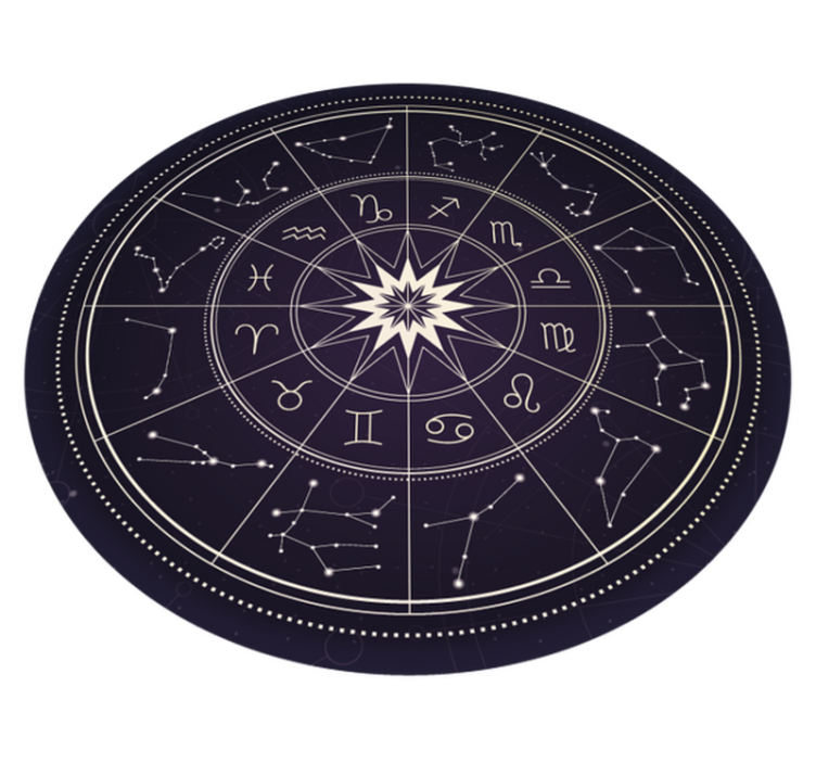 Covor etnic de vinil pentru horoscop - TenStickers