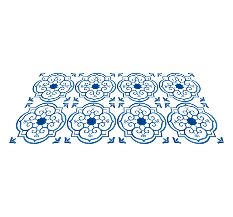 Gresie baie albastră faianță covor - TenStickers